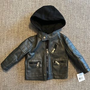 Infant pleather jacket